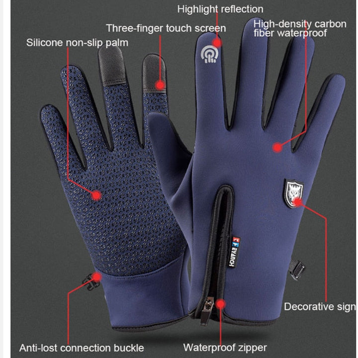 Hendrano™ Waterproof Thermal Winter Gloves with Touchscreen Fingers