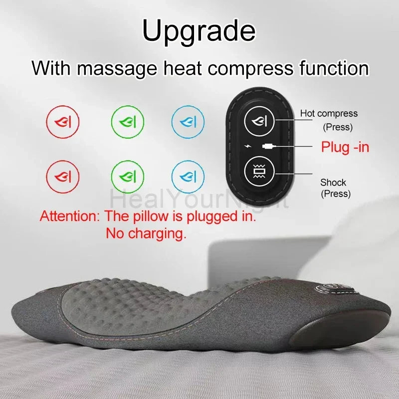 Hendrano™ Heated Neck and Back Massage Pillow with Vibration