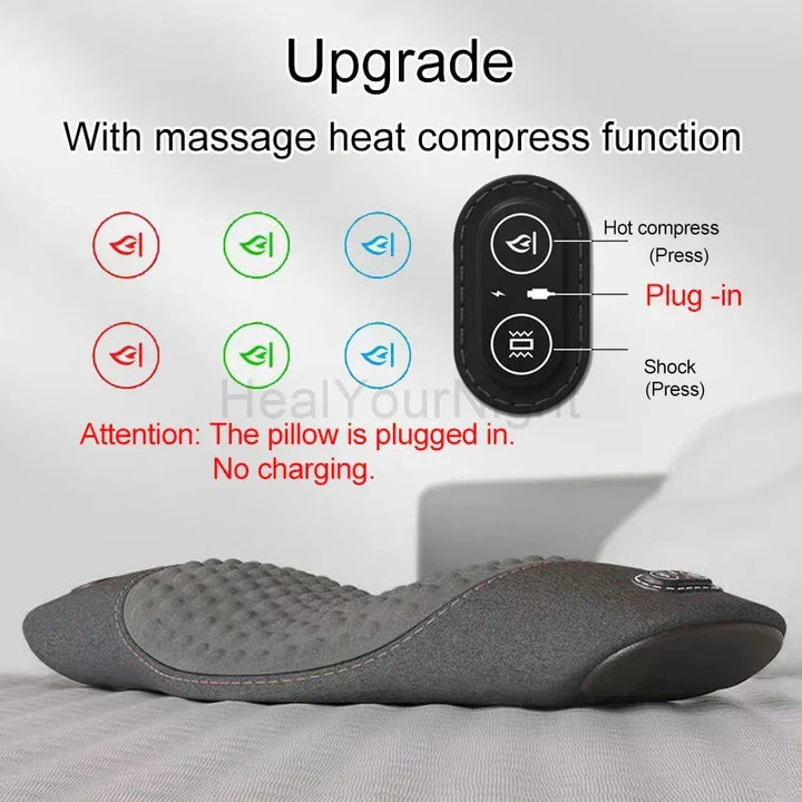 Hendrano™ Heated Neck and Back Massage Pillow with Vibration