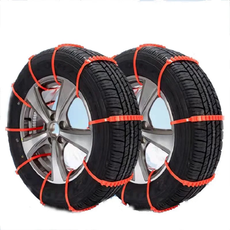 Hendrano™ Rubber Anti-Skid Tire Straps for Snow and Ice, Easy Install