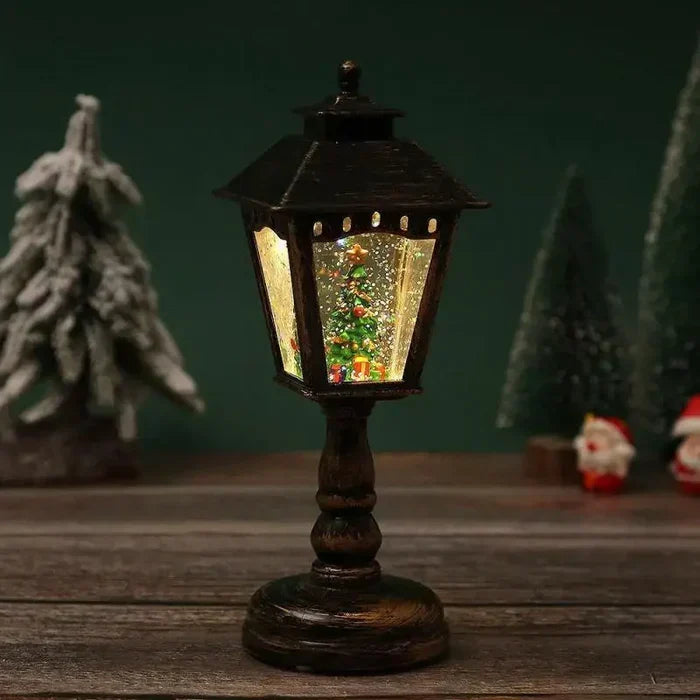 Musical Christmas Lamp with Warm LED Glow and Carols