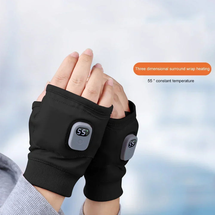 Hendrano™ Rechargeable Heated Fingerless Gloves, 3 Heat Speeds