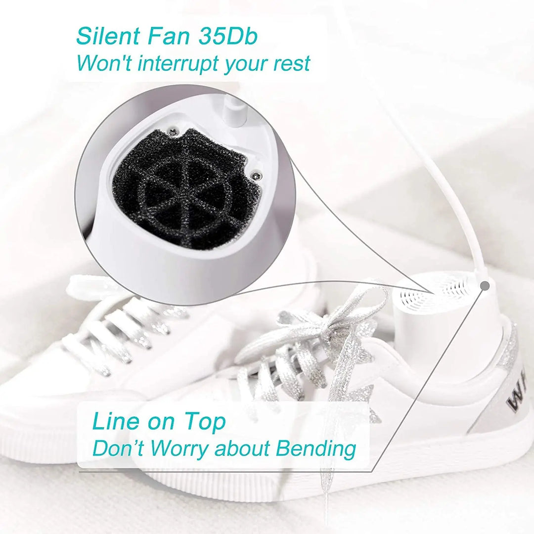 Electric Shoe Dryer with Warm Air and 6 Timer Settings