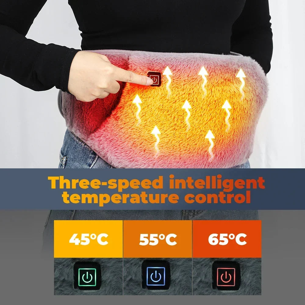 Hendrano™ 2-in-1 Heated Waist Belt and Hand Warmer, 3 Heat Levels