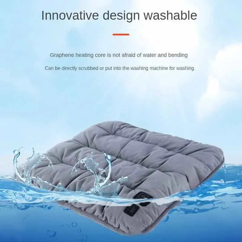 Hendrano™ Heated Seat Cushion with 3 Heat Settings &amp; Graphene Heating
