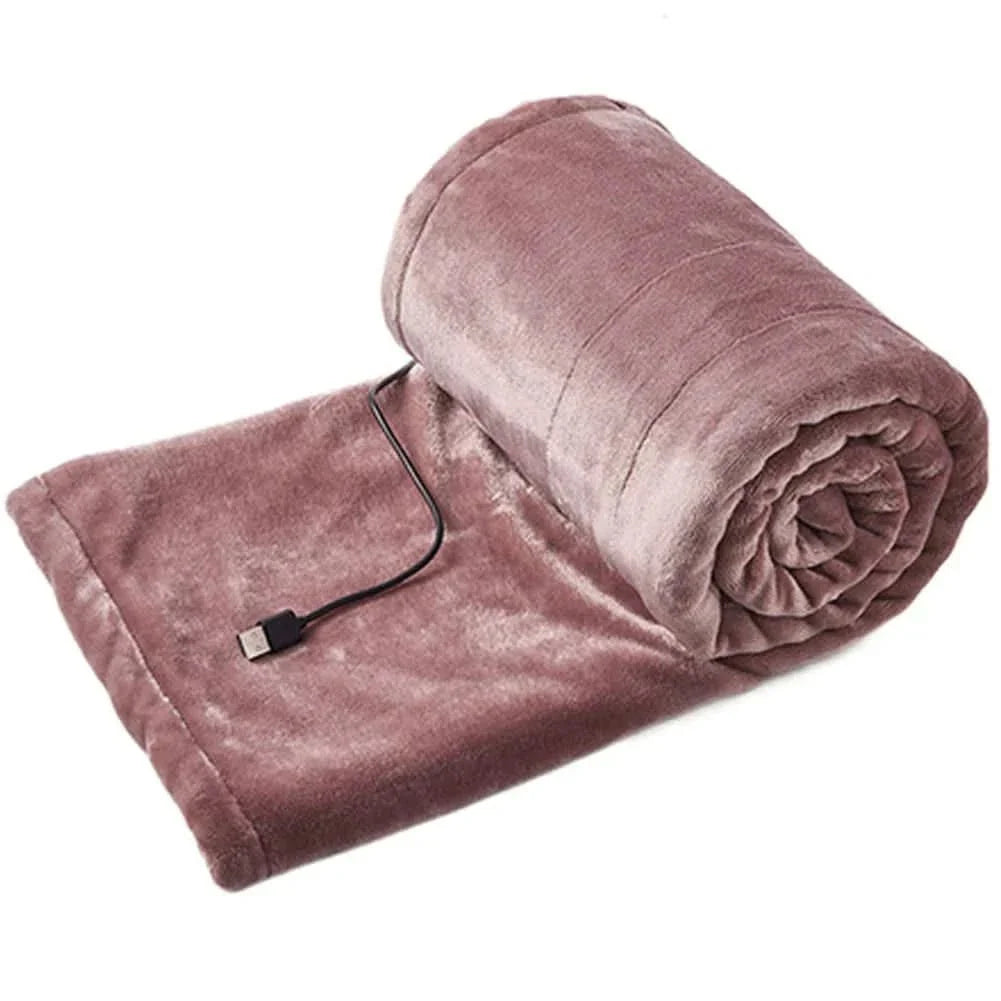 Hendrano™ Compact USB Heated Throw for Couch, Desk and Car