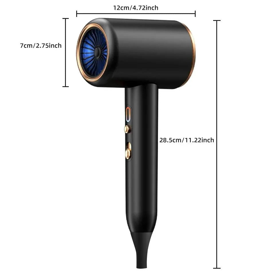 2400W Ionic Hair Dryer with Warm and Cool Air Settings