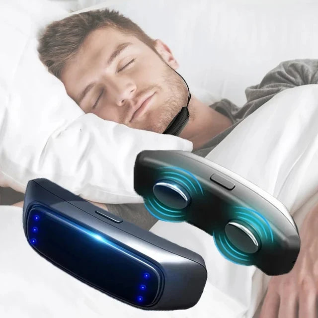 Hendrano™ Smart Chin Strap Device with Gentle TENS Pulse Massage