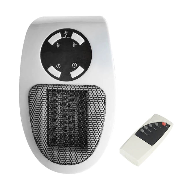 Hendrano™ Plug-In Mini Space Heater with LED Display and Remote