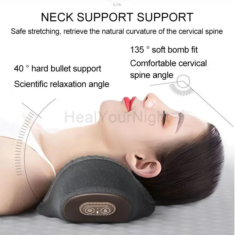 Hendrano™ Heated Neck and Back Massage Pillow with Vibration