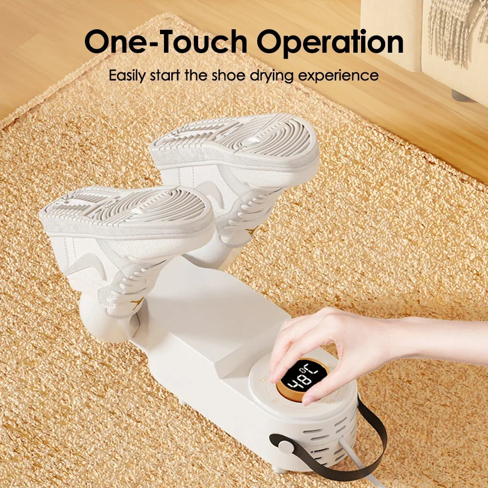 Hendrano™ Folding Shoe Dryer and Deodorizer with 4 Timer Settings