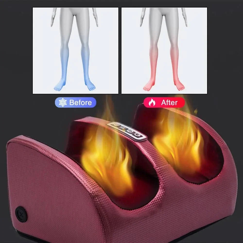 Hendrano™ Shiatsu Foot Massager with Heat and 12 Rolling Nodes