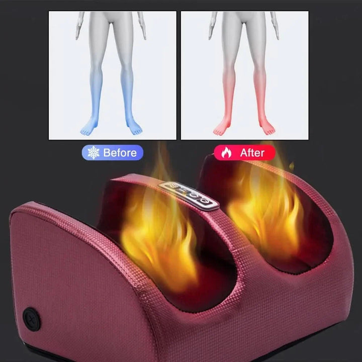 Hendrano™ Shiatsu Foot Massager with Heat and 12 Rolling Nodes