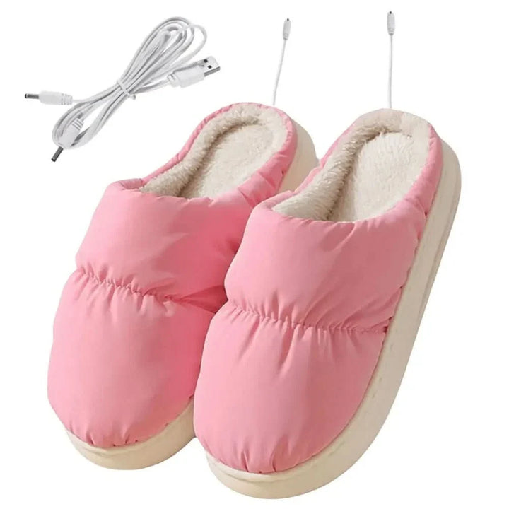 Electric Heated Slippers with 3 Adjustable Heat Settings
