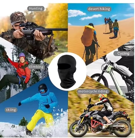 Full Face Balaclava Ski Mask for Motorcycle and Cycling