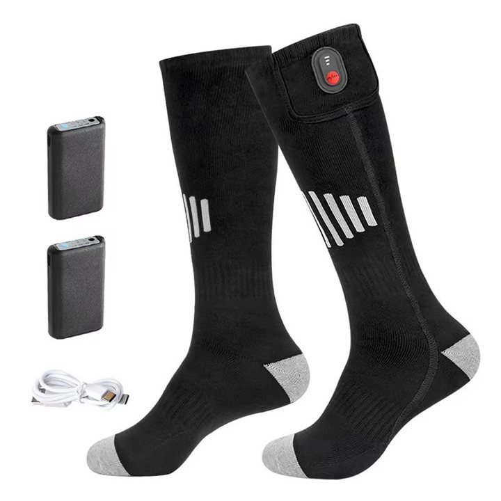 Hendrano™ USB Rechargeable Heated Socks with Toe and Sole Warmth