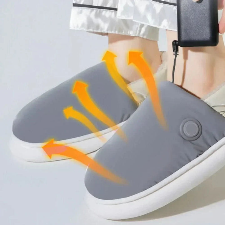 Electric Heated Slippers with 3 Adjustable Heat Settings