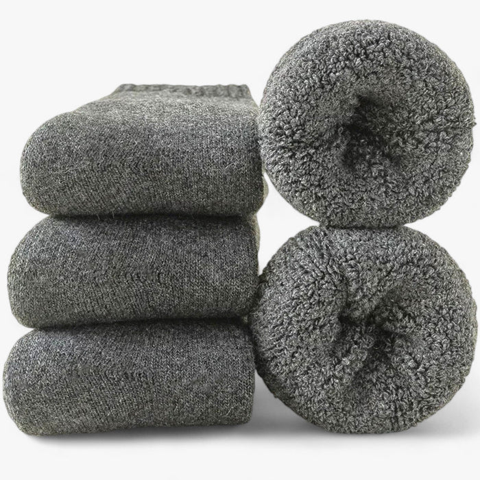 Hendrano™ Wool and Cashmere Thermal Socks 3-Pack with Fleece Loop