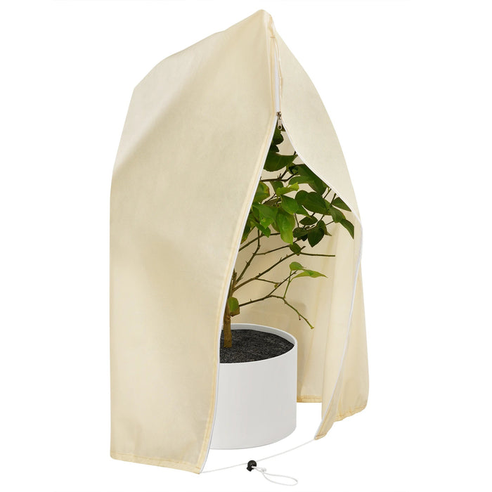 Hendrano™ Breathable Plant Frost Cover with Zipper and Drawstring