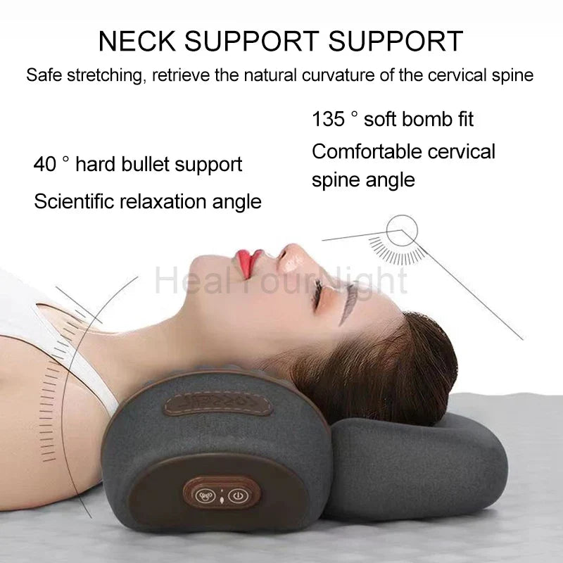 Hendrano™ Heated Neck and Back Massage Pillow with Vibration
