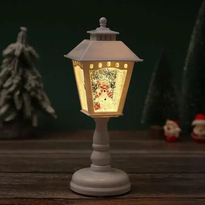 Musical Christmas Lamp with Warm LED Glow and Carols