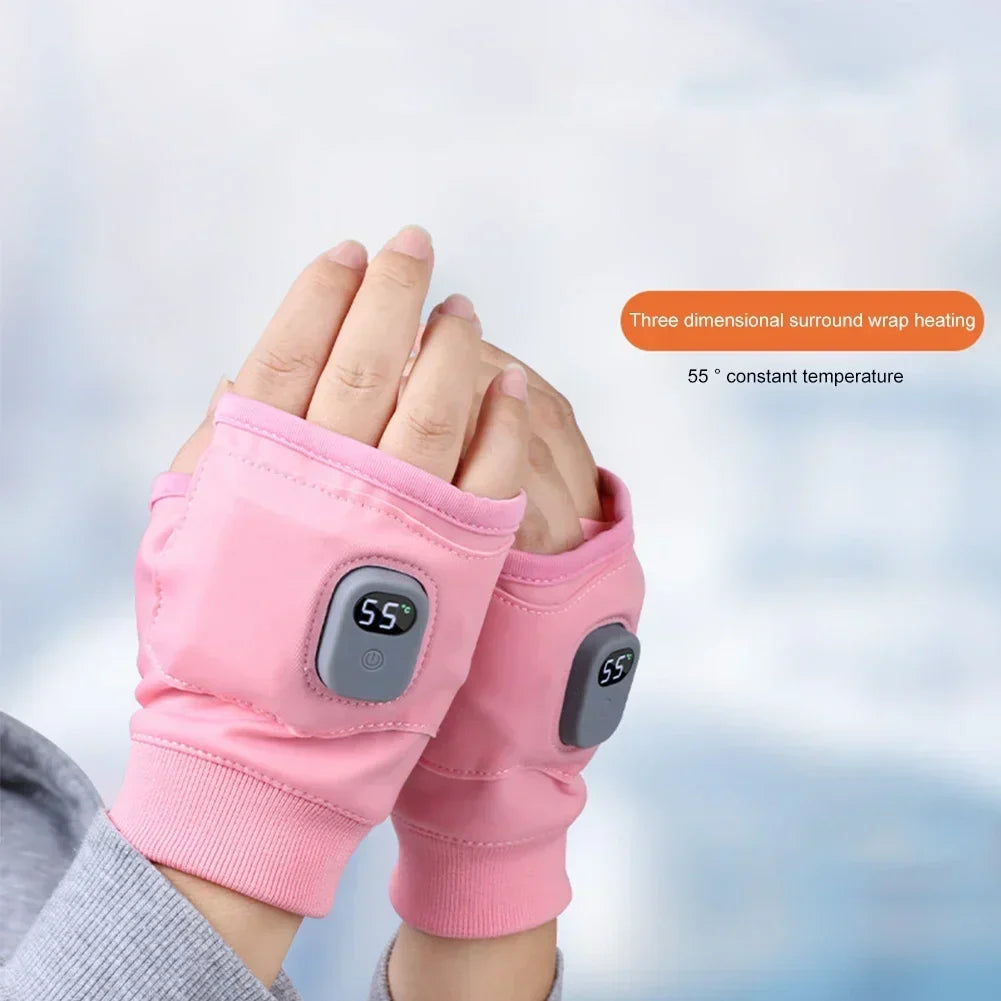 Hendrano™ Rechargeable Heated Fingerless Gloves, 3 Heat Speeds