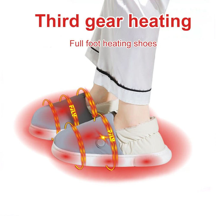 Electric Heated Slippers with 3 Adjustable Heat Settings