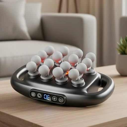 Hendrano™ Heated Deep Tissue Massager with 16 Rotating Nodes