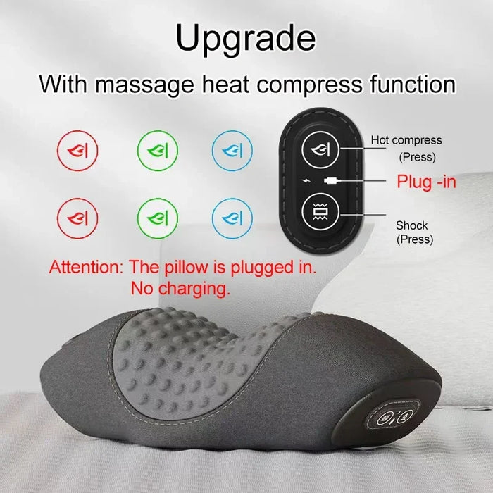 Hendrano™ Heated Neck and Back Massage Pillow with Vibration