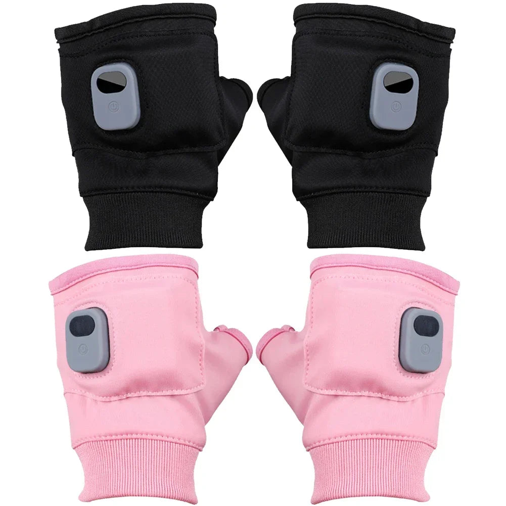 Hendrano™ Rechargeable Heated Fingerless Gloves, 3 Heat Speeds
