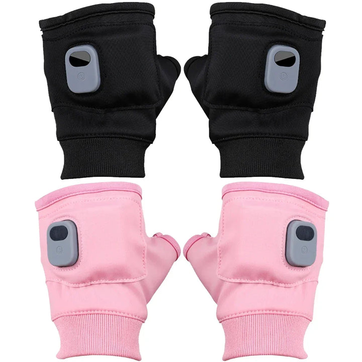 Hendrano™ Rechargeable Heated Fingerless Gloves, 3 Heat Speeds
