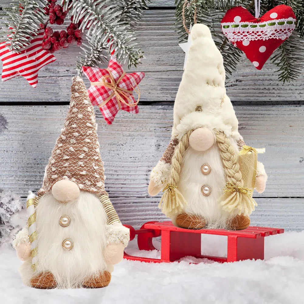 Nordlumis | Glowing Christmas Gnome | 30 × 10 × 10 cm | LED Window &amp; Table Decoration | Battery Operated | Gift Idea for Christmas &amp; New Year