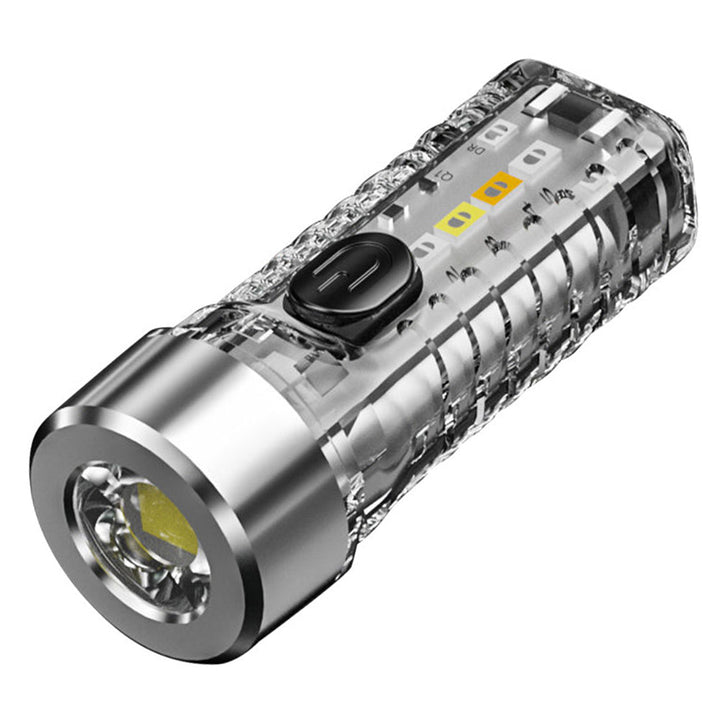 Hendrano™ Rechargeable Keychain Flashlight with Magnetic Tail, 400 Lumens