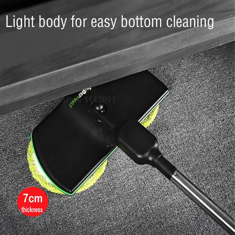 Cordless Electric Spin Mop with Dual Rotating Heads