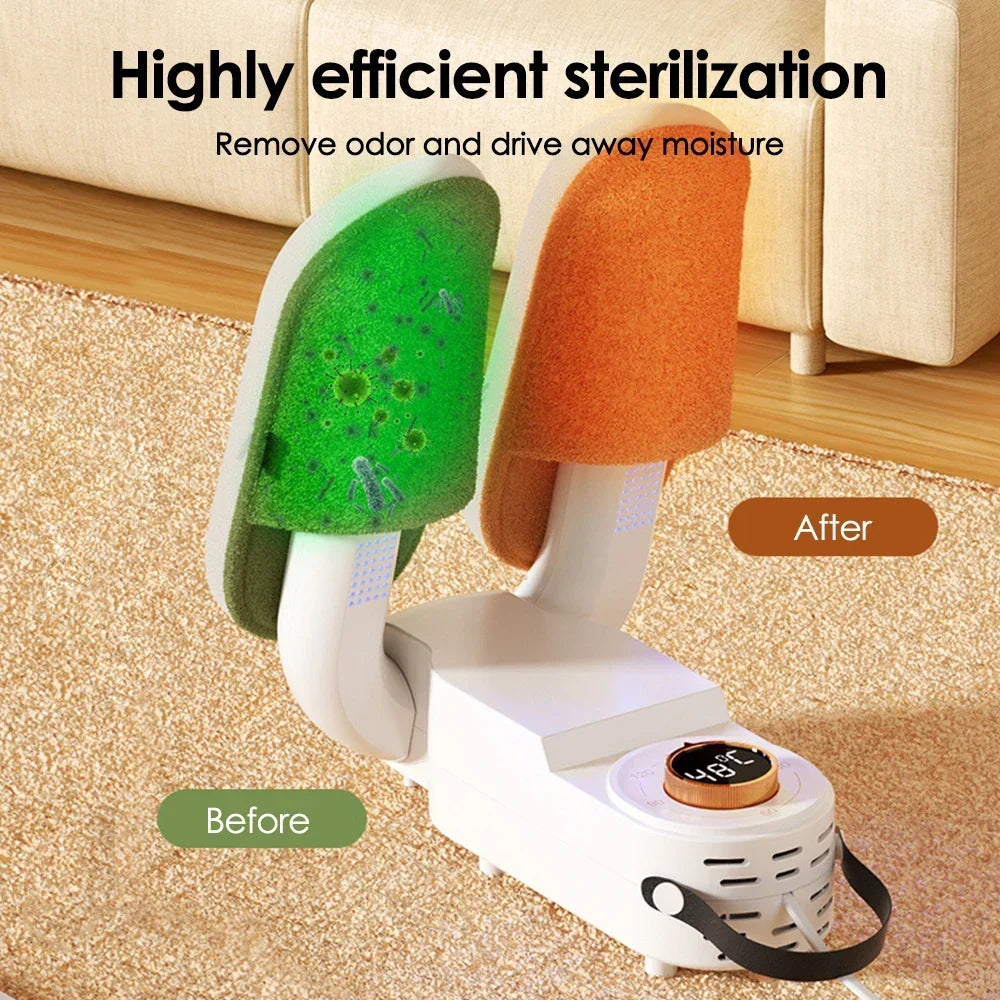 Hendrano™ Folding Shoe Dryer and Deodorizer with 4 Timer Settings