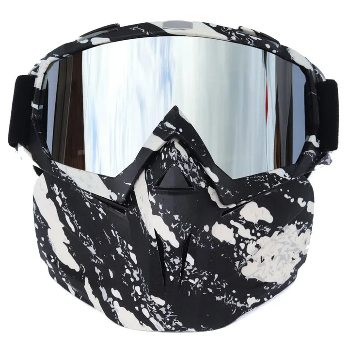 Full Face Snow Mask with Anti-Fog UV Goggles