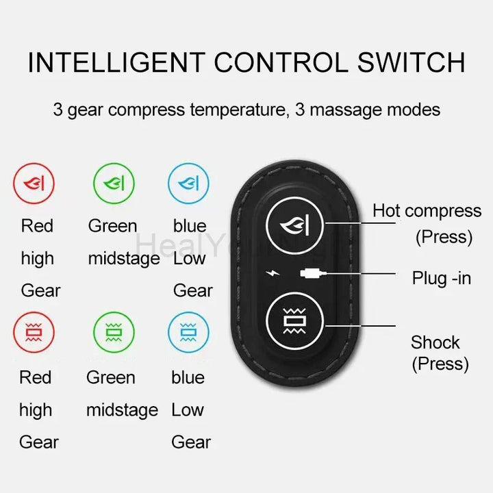Hendrano™ Heated Neck and Back Massage Pillow with Vibration