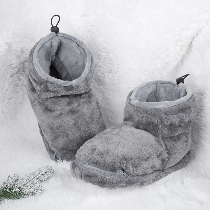 USB Heated Slippers with Soft Plush for Toasty Warm Feet