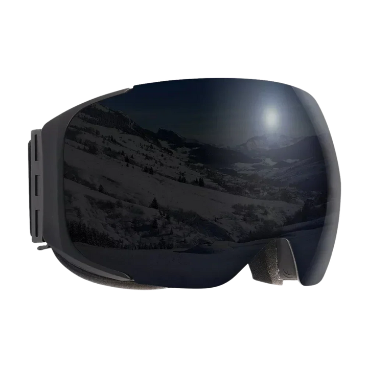 Magnetic Snow Goggles with 2 Polarized Interchangeable Lenses