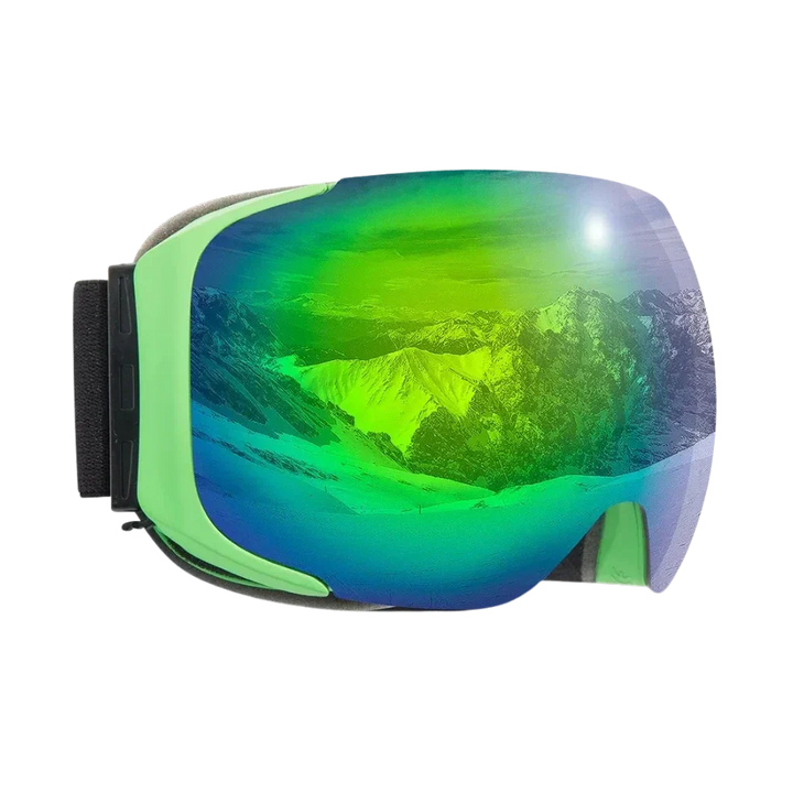 Magnetic Snow Goggles with 2 Polarized Interchangeable Lenses