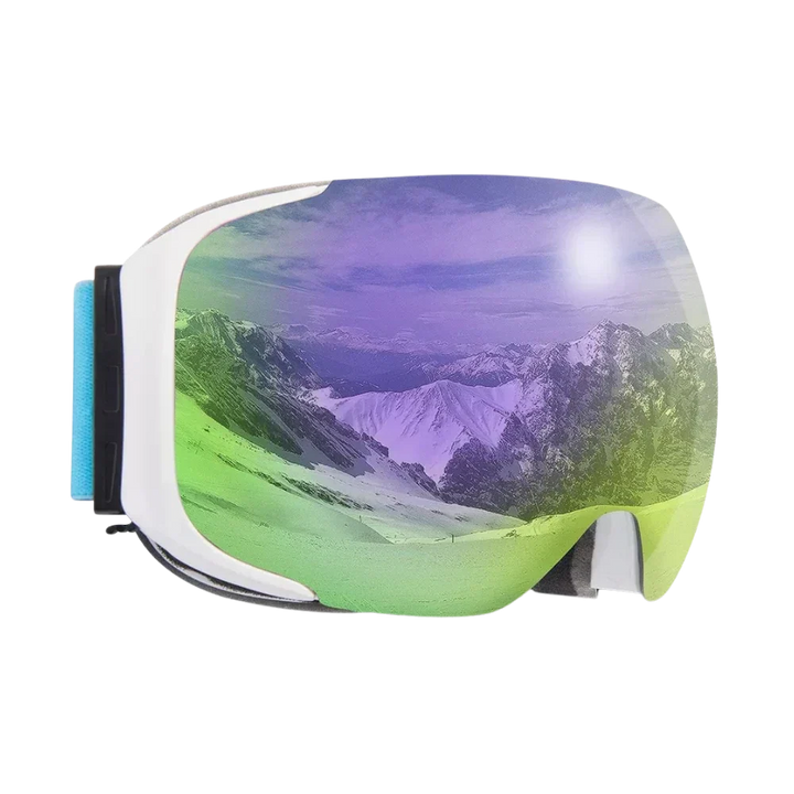 Magnetic Snow Goggles with 2 Polarized Interchangeable Lenses