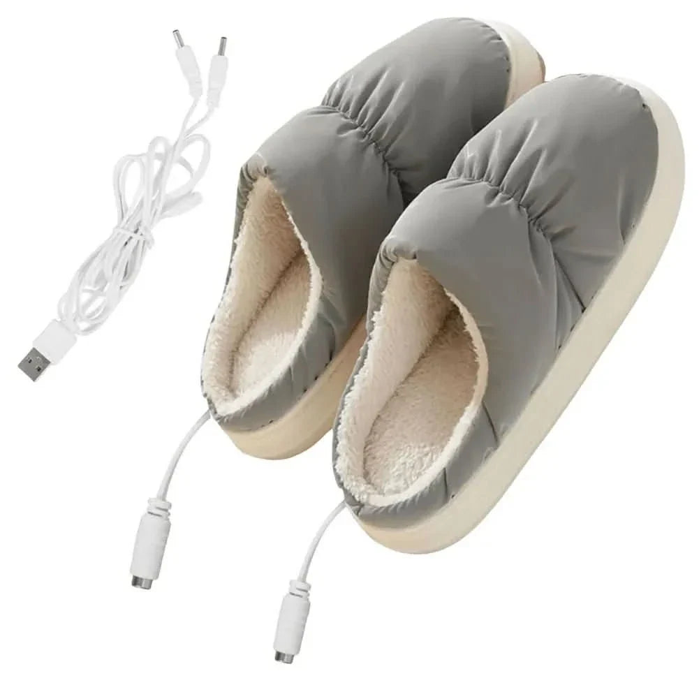 Electric Heated Slippers with 3 Adjustable Heat Settings