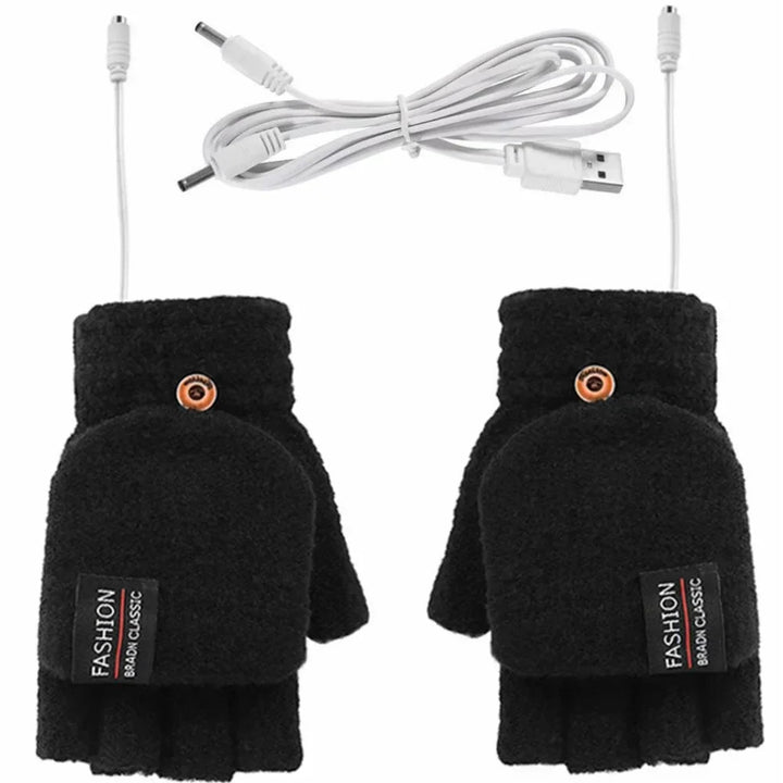 Hendrano™ USB Rechargeable Knit Heated Gloves with 3 Heat Settings