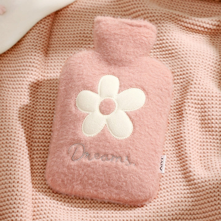Hendrano™ Plush 1L Hot Water Bottle with Washable Cover
