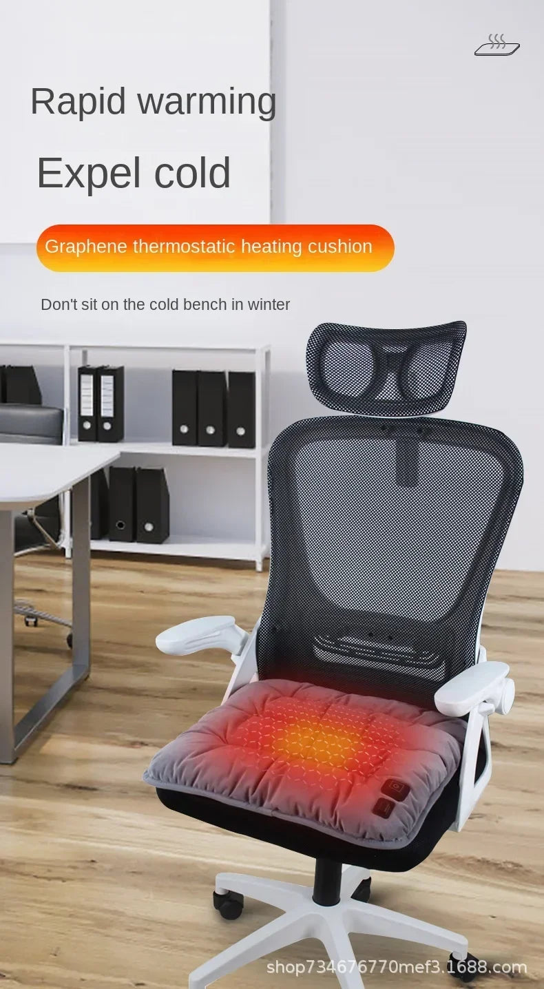 Hendrano™ Heated Seat Cushion with 3 Heat Settings &amp; Graphene Heating