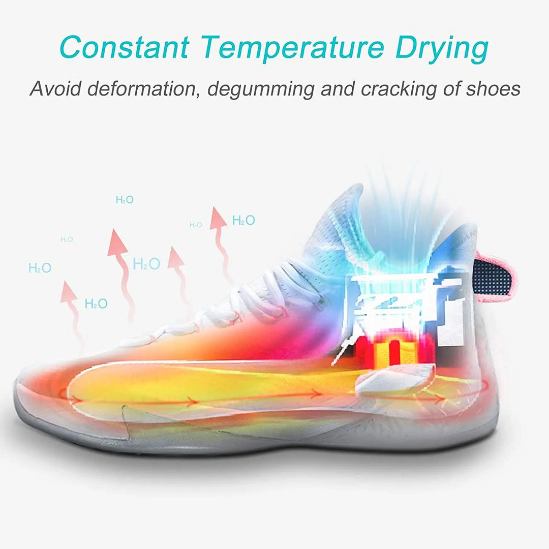 Electric Shoe Dryer with Warm Air and 6 Timer Settings