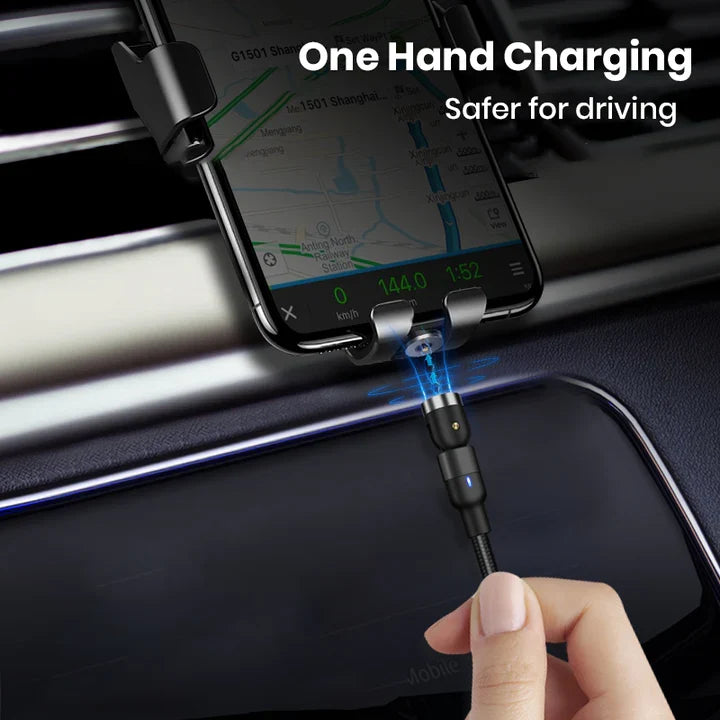 Hendrano™ 3-in-1 Magnetic Charging Cable for iPhone, Android and USB-C