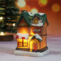 Hendrano™ Light-Up Christmas Village House with LED and Snowy Roof