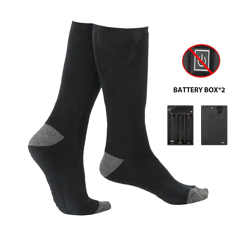 HeatWear Rechargeable Socks with Battery Box | Electric Heating Socks for Women &amp; Men | Warm Socks for Skiing, Hiking &amp; Outdoor