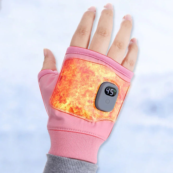 Hendrano™ Rechargeable Heated Fingerless Gloves, 3 Heat Speeds